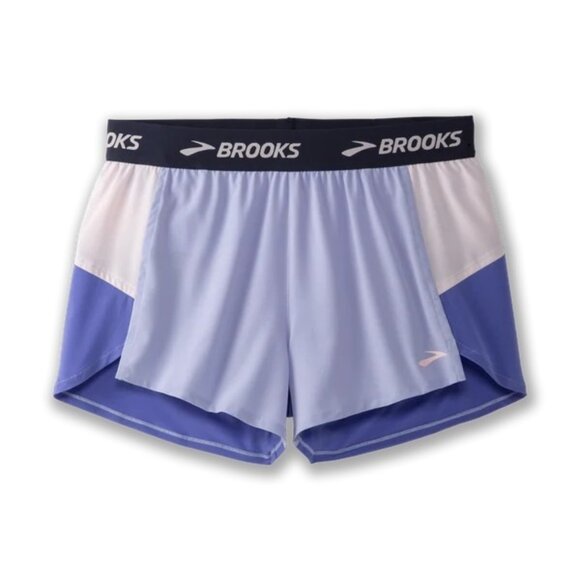 Brooks Women's Chaser 3" Running Athletic Shorts Lavender Rose Size Large - Picture 2 of 8